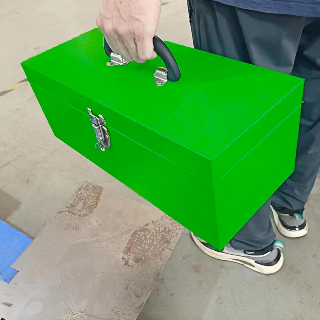 large tool box organizer took box fishing tackle shown in use