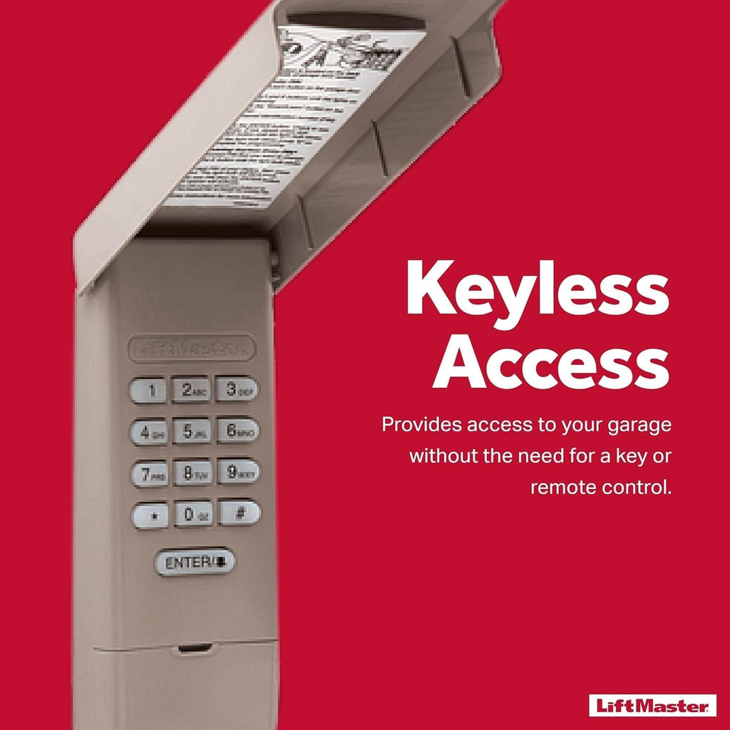 liftmaster 877lm wireless and keyless entry keypad for, package contents