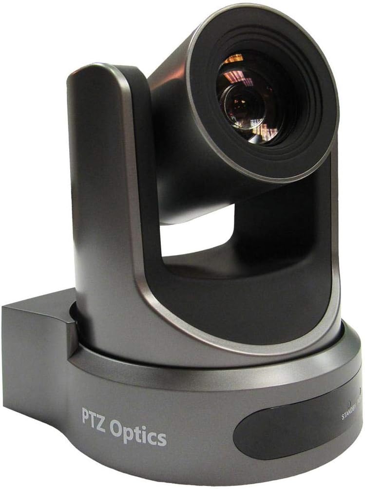PTZOptics 20X-NDI-GY - 20x Optical Zoom Lens Indoor NDI Camera - Gray