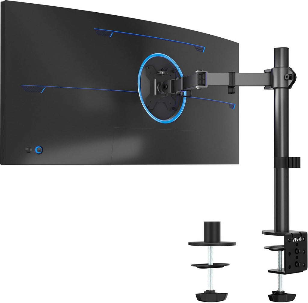 VIVO Single 13 to 38 inch Ultrawide Monitor Arm Desk Mount, Regular Screens up