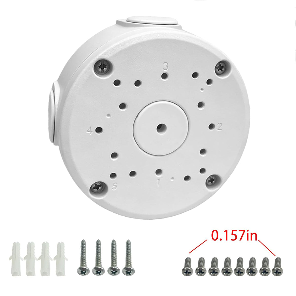 outdoor junction box for dome camera mount ip, side view
