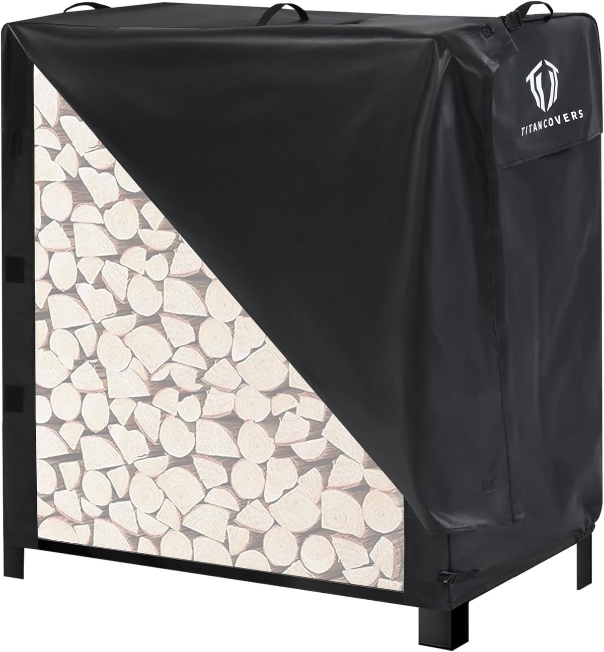 4ft Firewood Rack Cover, Wood Rack Cover(Rack Not Included)