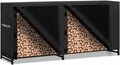 8ft Firewood Rack Cover, Waterproof Heavy Duty 600D Oxford