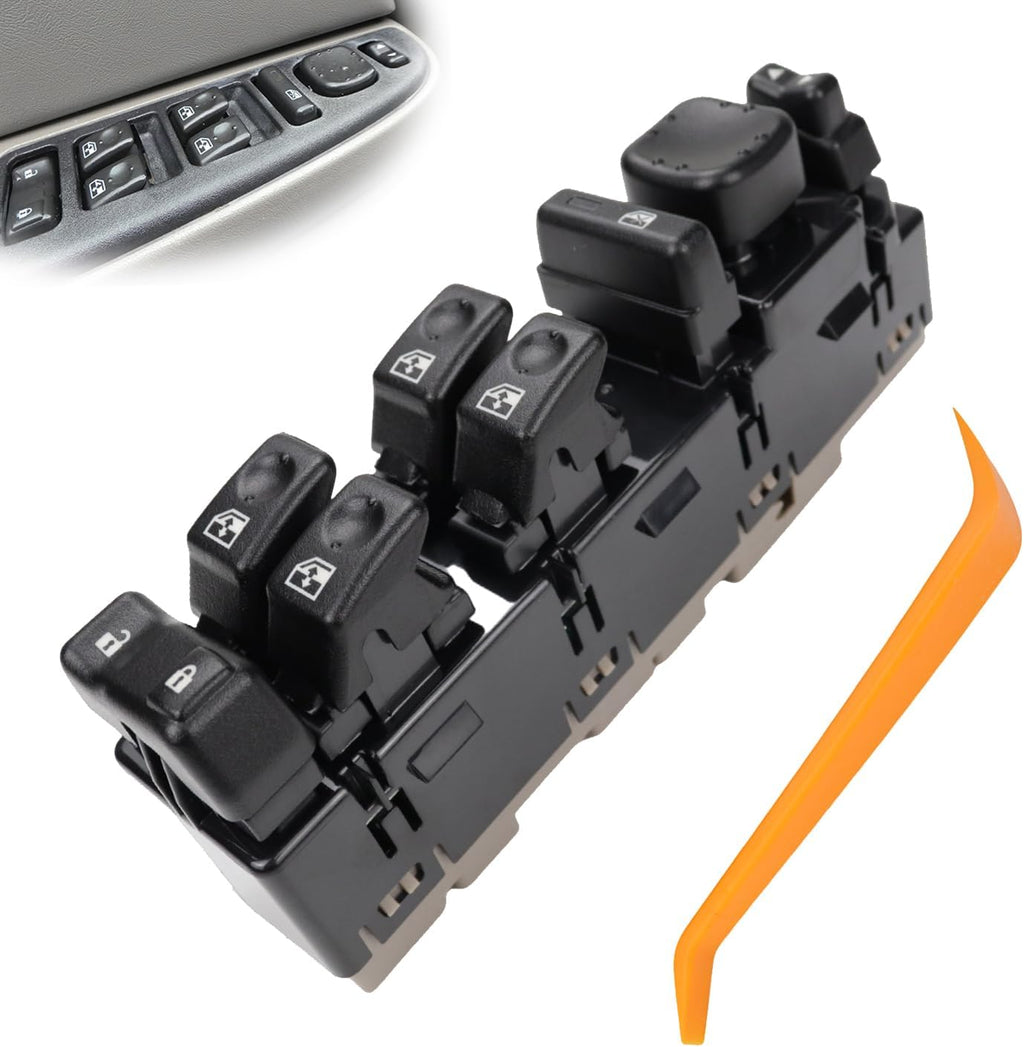 Flecto Master Power Window Switch Driver Side 15883323