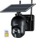 Xega 4G LTE Cellular Security Camera Built-in SIM Card No Wi-Fi Camera