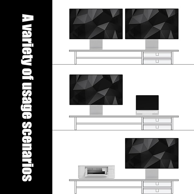 FENSULN Dual‑Tier Monitor Stand Riser