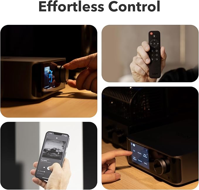 WiiM Ultra Music Streamer & Digital Preamp | 3.5" Touchscreen, Compatible