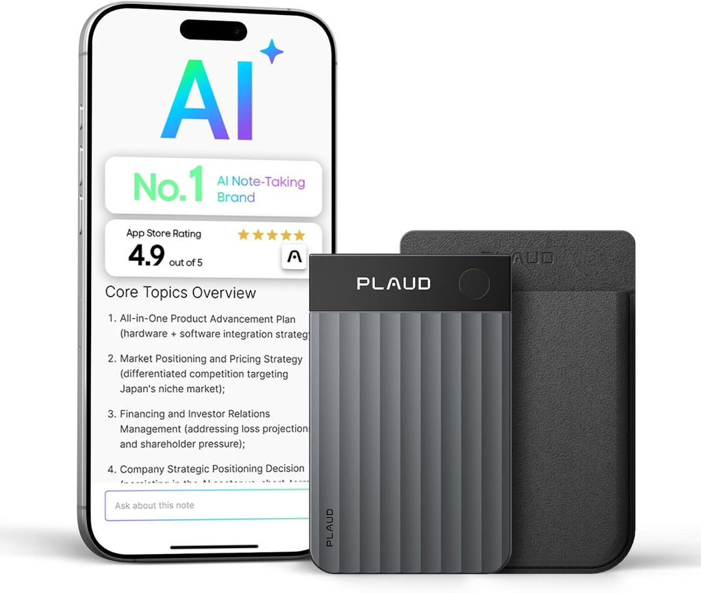Plaud Note Pro AI Voice Recorder, Transcribe & Summarize