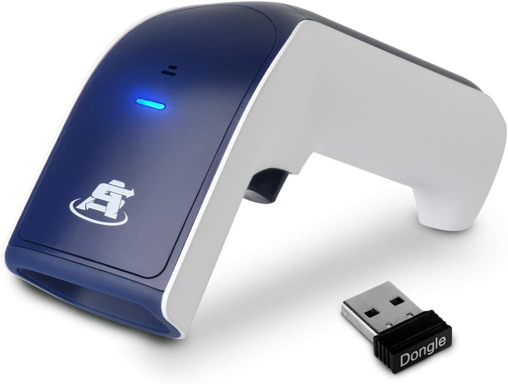 ScanAvenger Wireless Portable 1D Bluetooth Barcode Scanner: Hand Scanner 3-in-1
