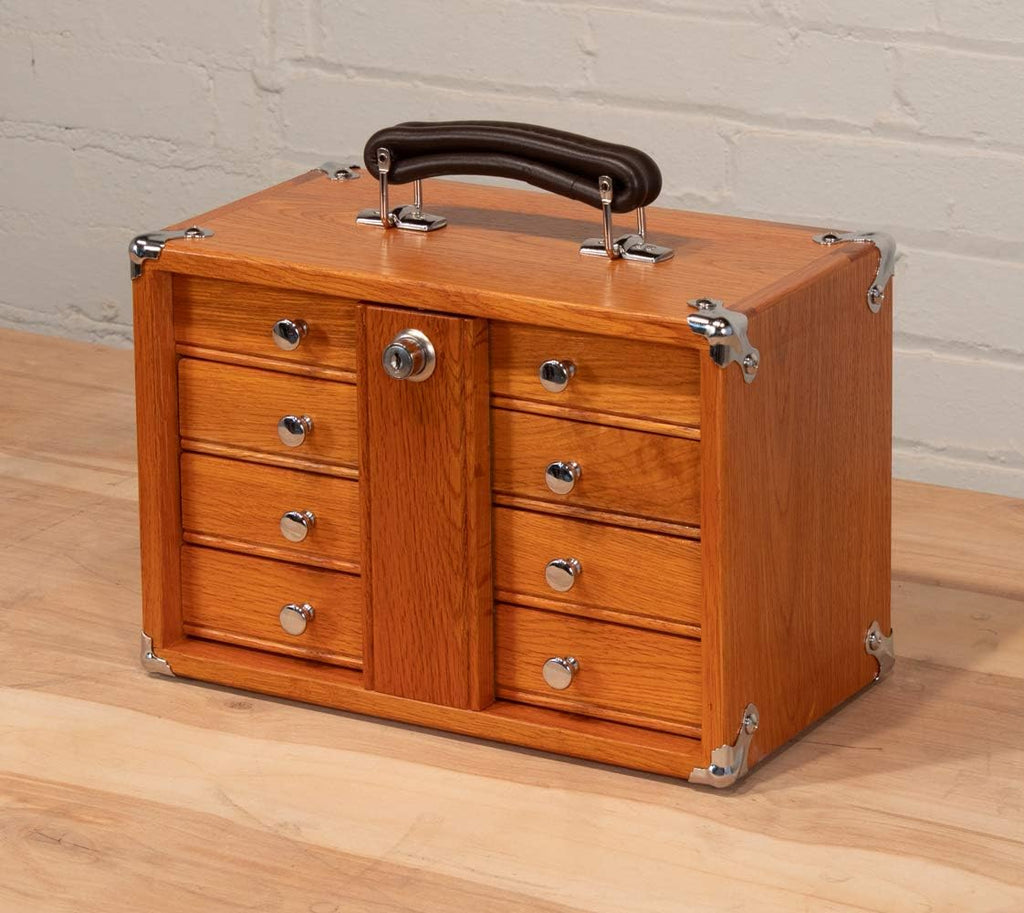 gerstner international gi-t12 red oak 4-drawer mini portable shown in use