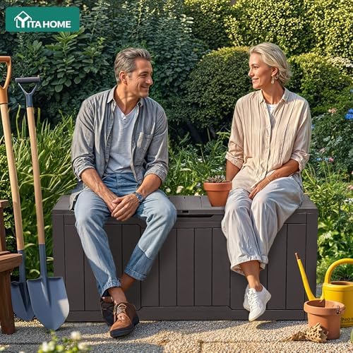 YITAHOME 80 Gallon Outdoor Storage Box
