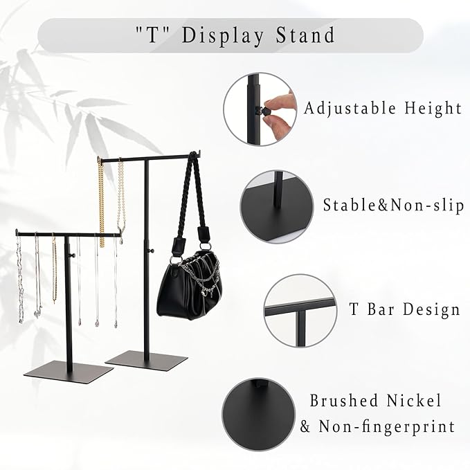 Purse Display Stand Jewelry Towers (2 Pack)
