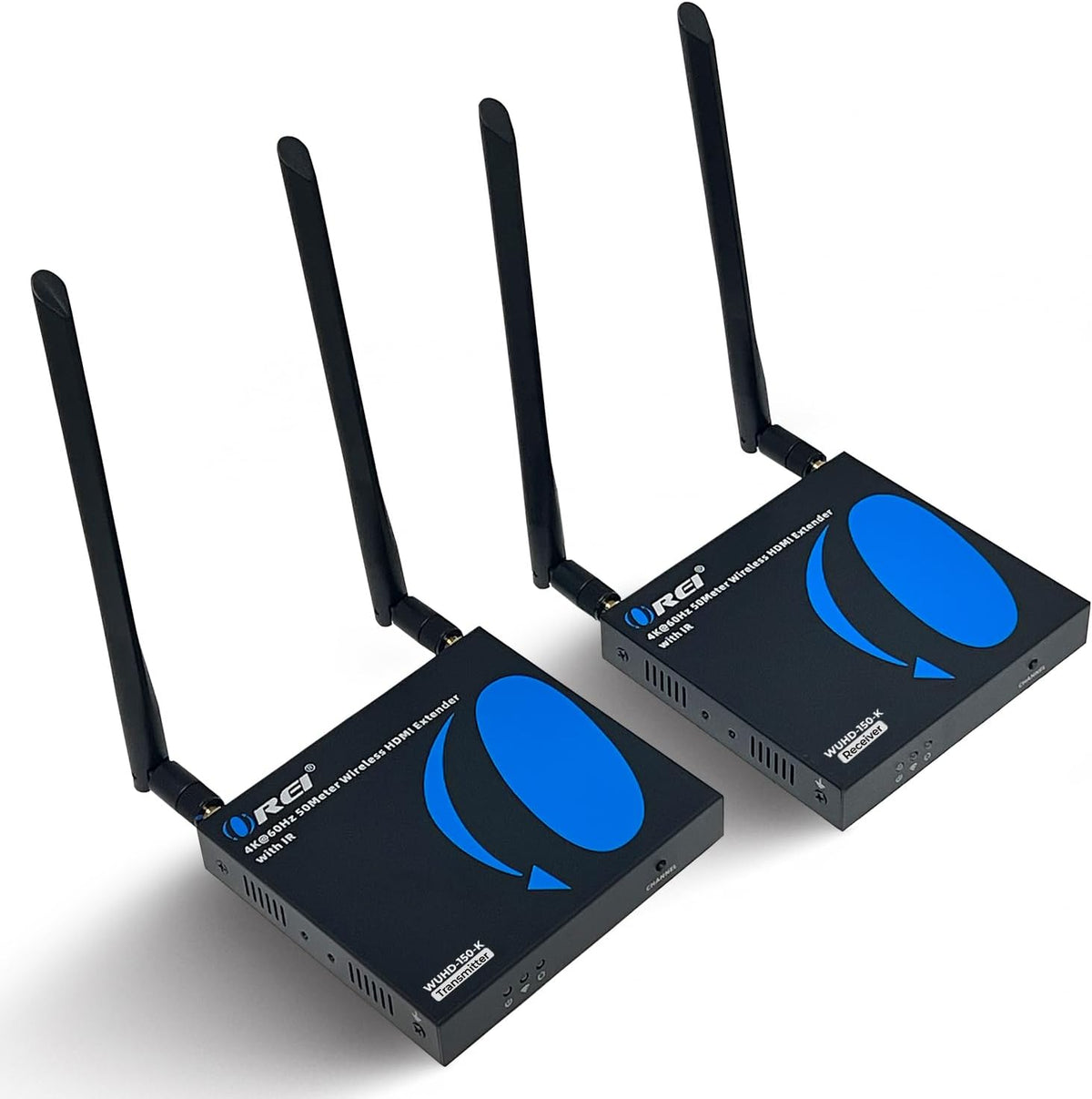 OREI Wireless HDMI Extender Transmitter & Receiver Dongle UtraHD 5.1-5.2 Ghz Up