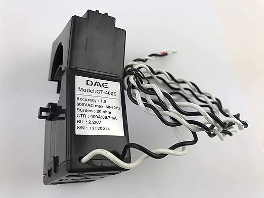 DAE P204-400 KIT, UL kWh Smart Submeter, 3 Phase, 3 Split Core CTs