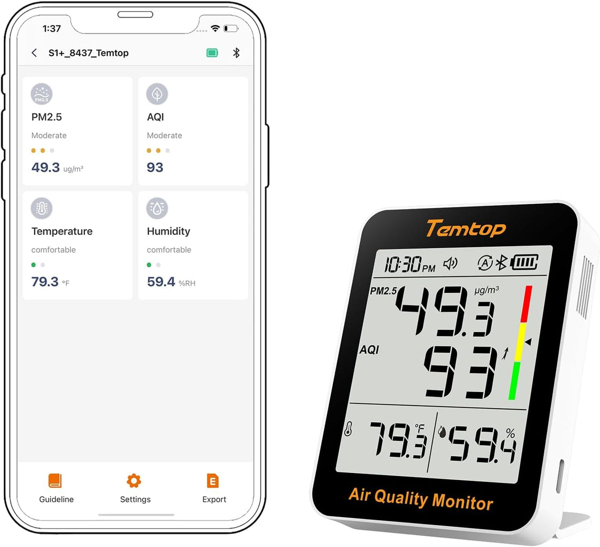 Temtop Smart Air Quality Monitor