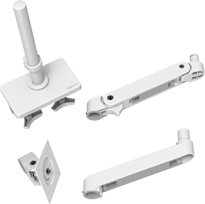 Ergotron – Upgraded LX Pro Premium Monitor Arm, Single Monitor Desk Mount –
