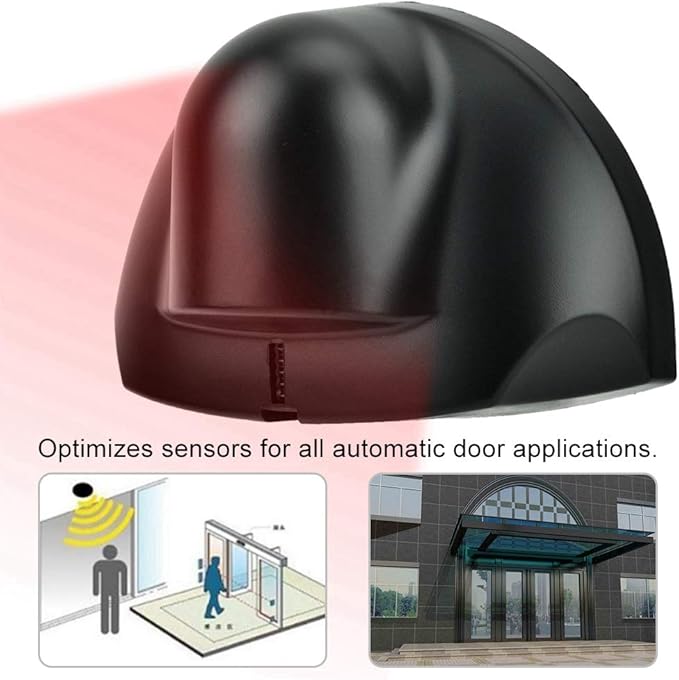 Request to Exit Motion Sensor, 12-24V 24.125GHz Microwave Automatic Door Sensor