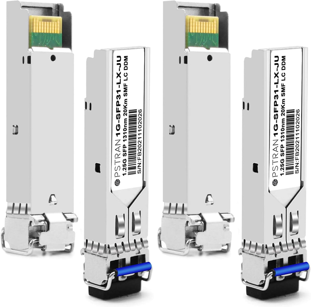 OPSTRAN 1000BASE-LX/LH SFP Optical Transceiver Module Compatible (4 Pack)