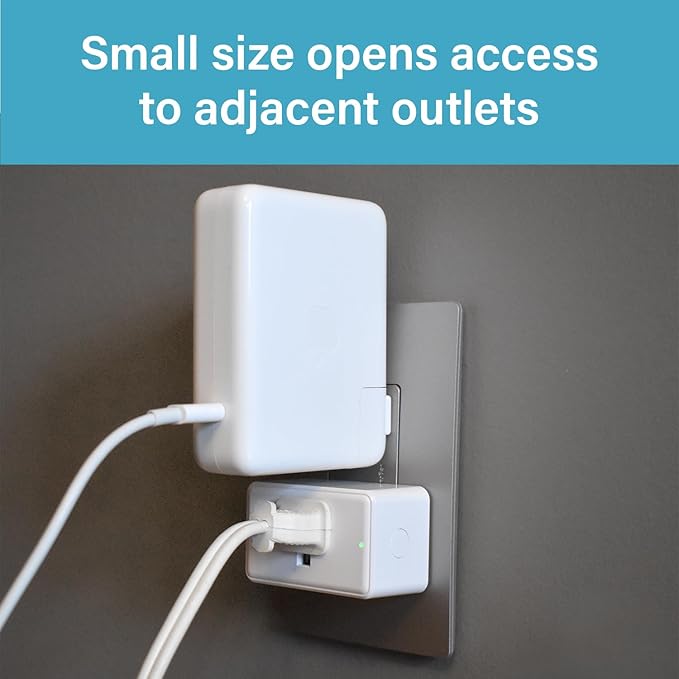 Legrand Radiant® Wi-Fi Matter Smart Plug Matter Hub Required 15A, Easy Setup (4 Pack)
