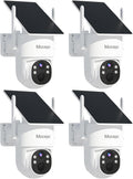 Security Cameras Wireless Outdoor 4MP, 100% Wire-Free Outdoor Camera