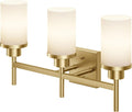 AONEON Bathrom Light Fixtures Modern Gold 3 Vanity Lights Over Mirror, Wall
