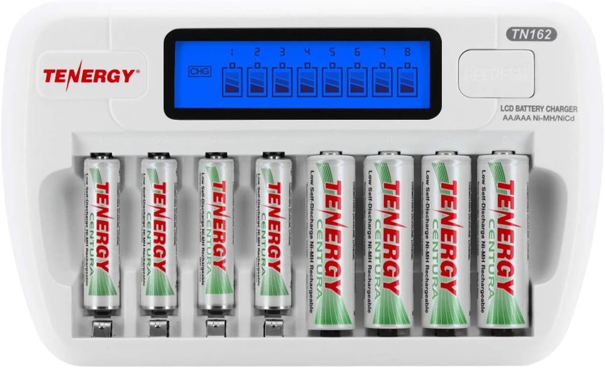 Tenergy AA and AAA Battery Charger Bundle (4 Pack)