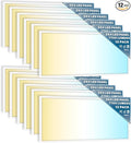 Sunco 12 Pack 2x4 LED Flat Panel Light Drop Ceiling Office Fixture, 7700 LM