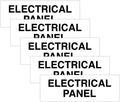 All Quality Basic Electrical Panel Sign (5 Pack)