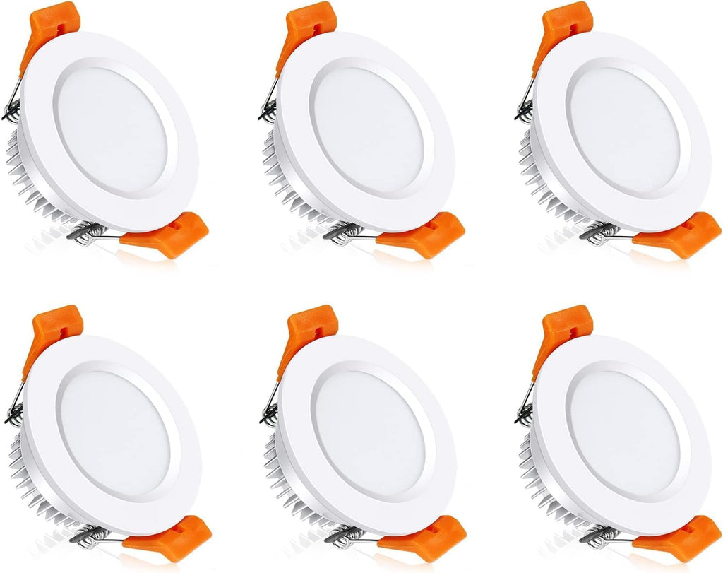 inShareplus 6 Pack 2 Inch LED Recessed Lighting, Downlight Dimmable 3W