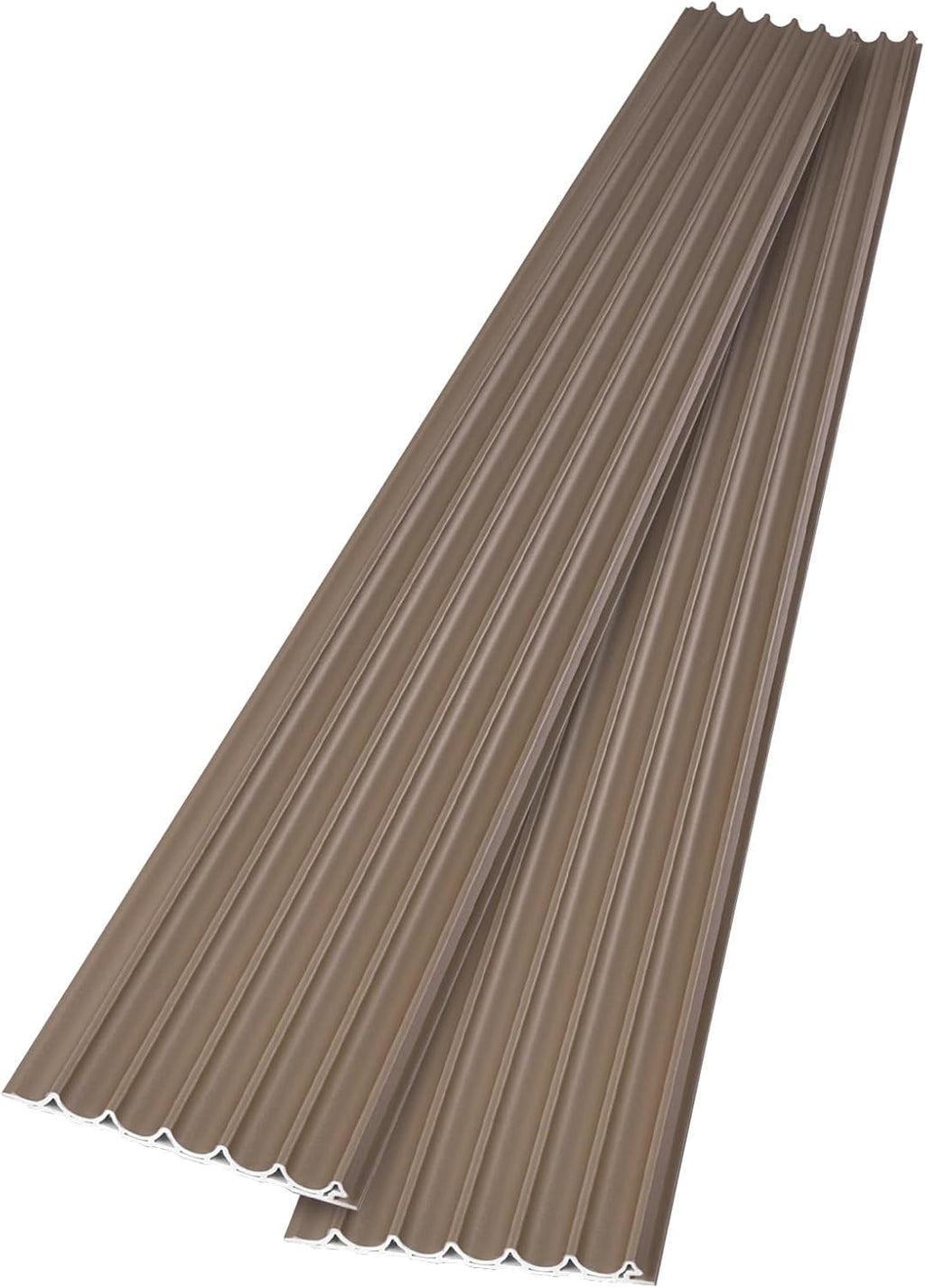 Art3dwallpanels Slat Wall Paneling, 8 Pack Wavy Grain Panel Wall Slats