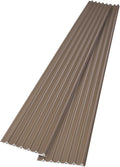 Art3dwallpanels Slat Wall Paneling, 8 Pack Wavy Grain Panel Wall Slats