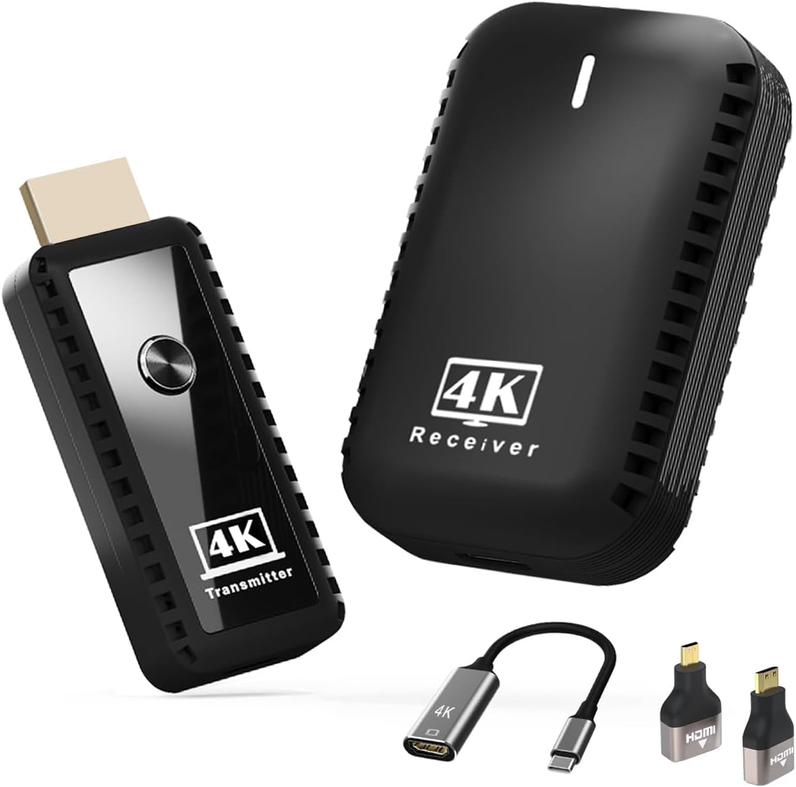 sunmeg Wireless HDMI Transmitter and Receiver 4K Decode 1080P Output Plug &