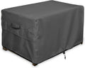 ULTCOVER Waterproof Outdoor Deck Box Cover 44L x 28W x 24H in, Black