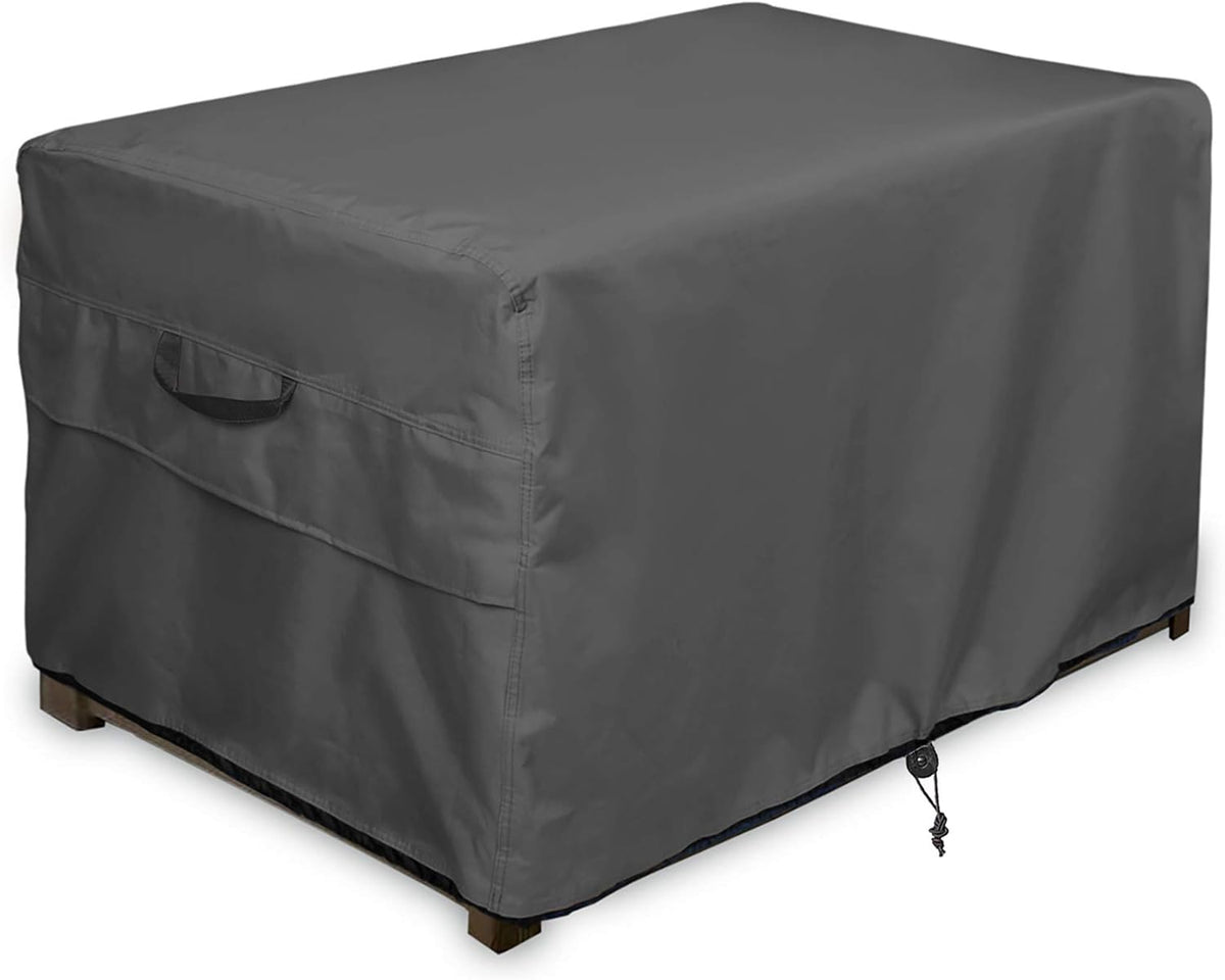 ULTCOVER Waterproof Outdoor Deck Box Cover 44L x 28W x 24H in, Black