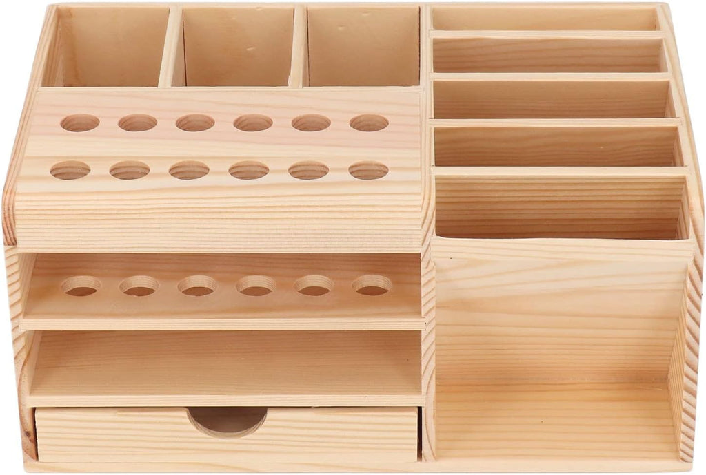 fafeicy repair tool organizer, synthetic wood sturdy storage showing dimensions