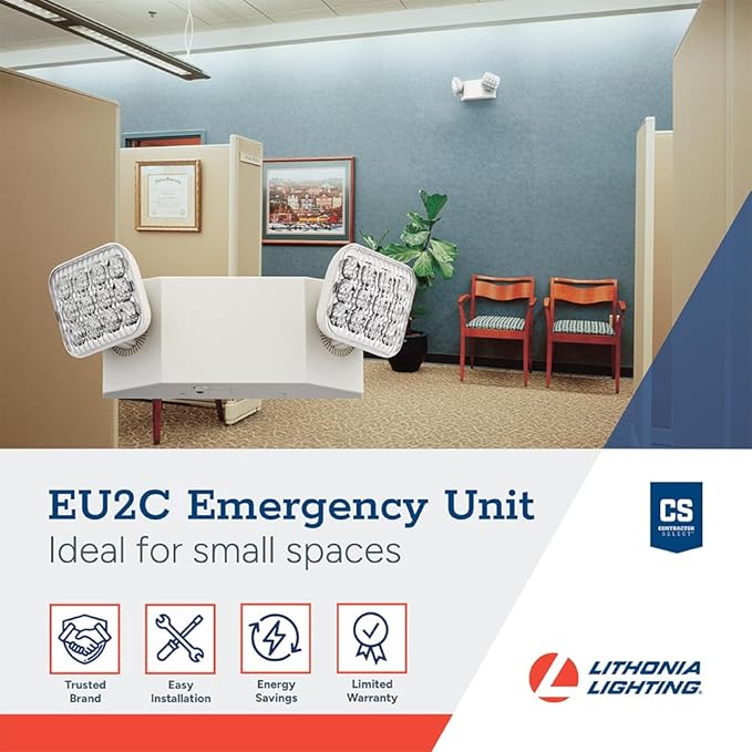 Lithonia Lighting Basics LED Emergency Light, Emergency Lighting (4Pk)