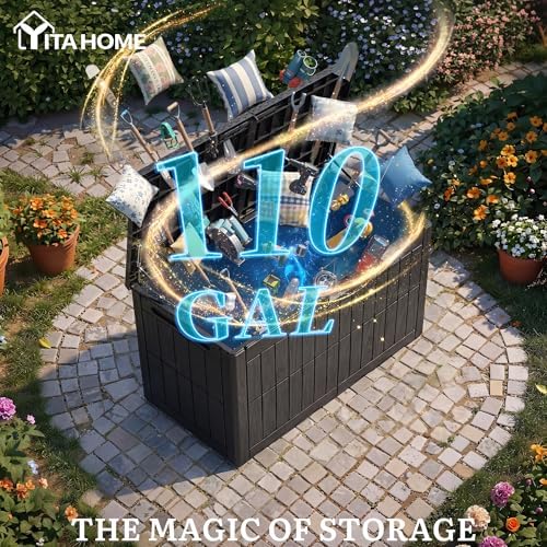 YITAHOME 110 Gallon Outdoor Deck Box