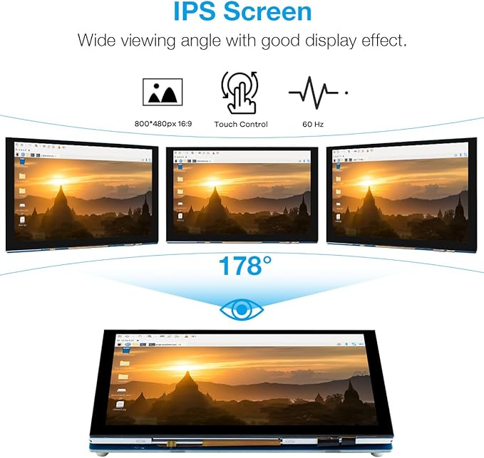 Hosyond 5 Inch Touchscreen IPS MIPI DSI Display Compatible