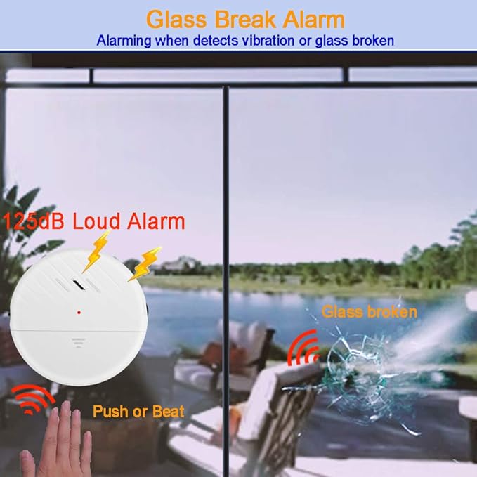 EverNary Window Vibration Alarm (6Pack)