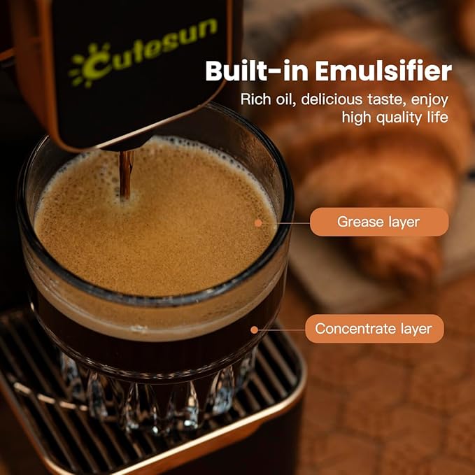 Mini Espresso Coffee Machine for Capsules Compatible