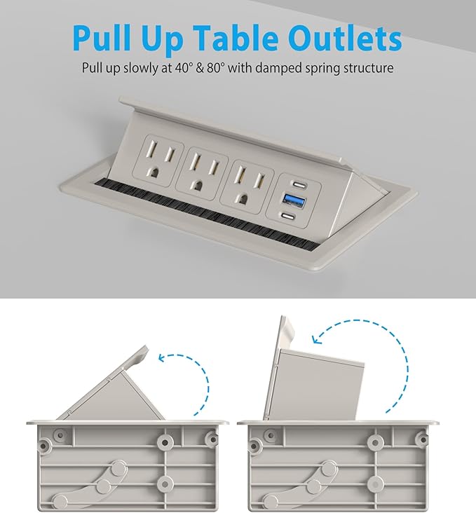 Recessed Conference Table Power Hub