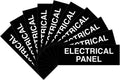 All Quality Basic Electrical Panel Sign (10 Pack)