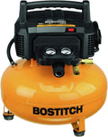 BOSTITCH Pancake Air Compressor, Oil-Free, 6 Gallon, 150 PSI (BTFP02012)