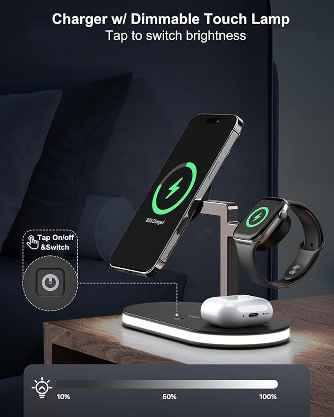VBA 4 in 1 Wireless Charging Station
