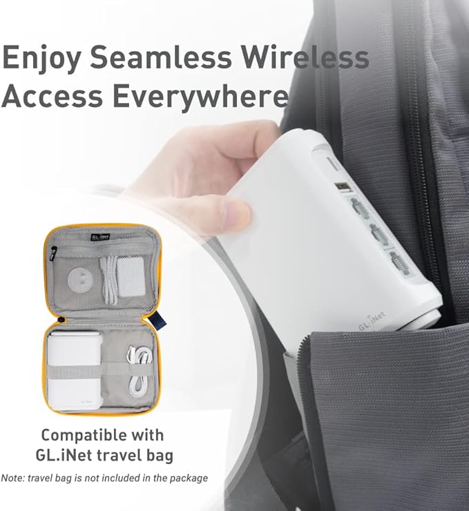 GL.iNet GL-SFT1200 Portable WiFi Travel Router, Mini VPN Wireless Router