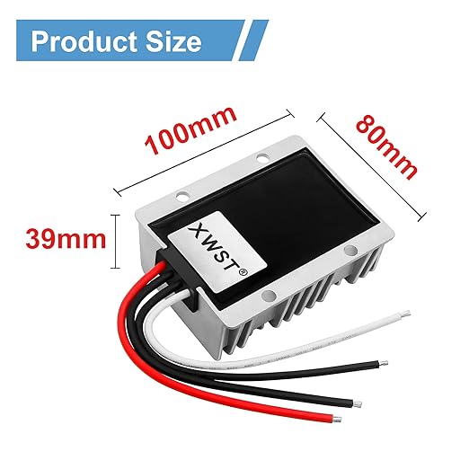 DC DC Stabilizer 9V-36V to 12V Boost Buck Converter 30A 360W Waterproof