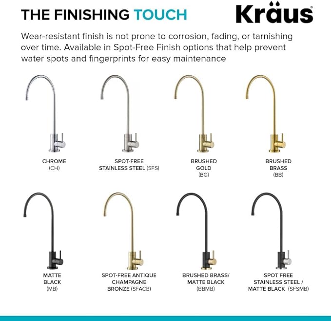 KRAUS® Purita™ Single Handle Drinking Water Filter Faucet