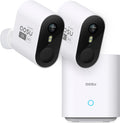 aosu 2K QHD Battery Security Cameras Wireless Outdoor System, 2-Cam-Kit