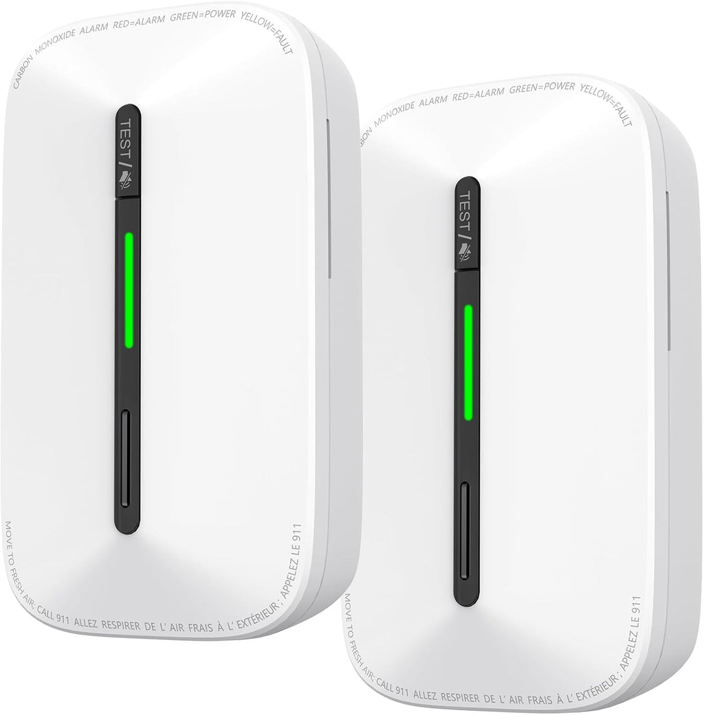 Siterlink Carbon Monoxide Detectors Plug in, 10 Year Replaceable Battery