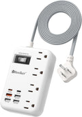 45W USB C Surge Protector Power Strip, Travel Power Strip